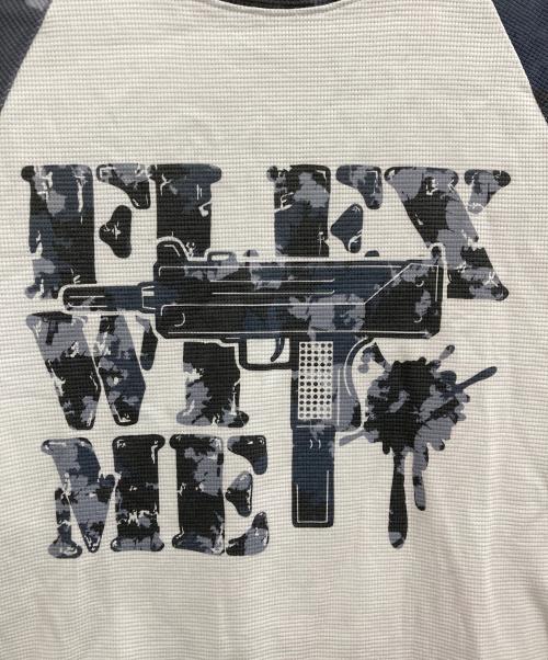 FLEX WIT ME（フレックスウィットミー）FLEX WIT ME (フレックスウィットミー) サーマルカットソー グレー サイズ:Lの古着・服飾アイテム