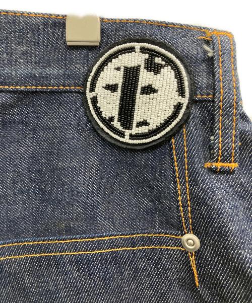 FAF（エフエーエフ）FAF (エフエーエフ) NEWCOMMUNE BAGGY DENIM SHORTS インディゴ サイズ:2の古着・服飾アイテム