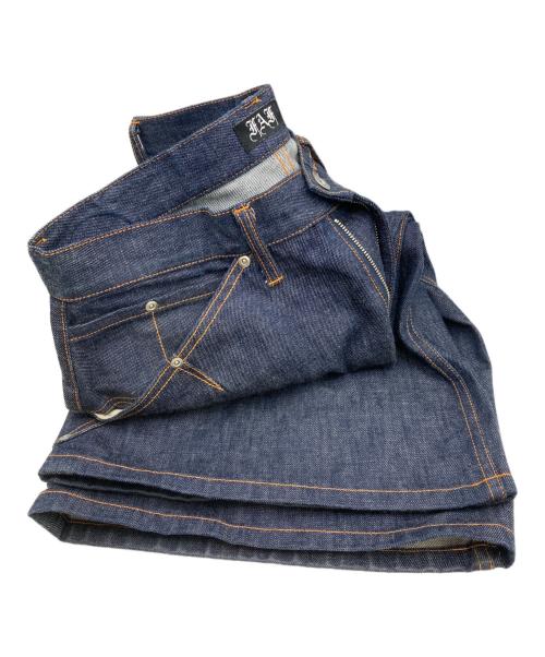 FAF（エフエーエフ）FAF (エフエーエフ) NEWCOMMUNE BAGGY DENIM SHORTS インディゴ サイズ:2の古着・服飾アイテム