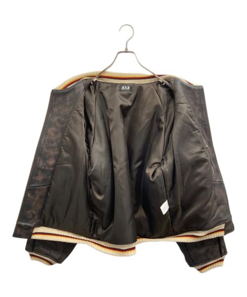 FAF（エフエーエフ）FAF (エフエーエフ) Leather Suka Jacket ブラウン サイズ:2の古着・服飾アイテム