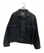 refomedリフォメッド）の古着「OLD MAN DENIM JACKET "USED"」｜ブラック