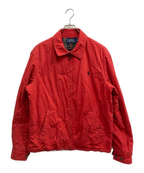 POLO RALPH LAUREN（ポロ・ラルフローレン）POLO RALPH LAUREN (ポロ・ラルフローレン) 中綿スイングトップ レッド サイズ:Mの古着・服飾アイテム