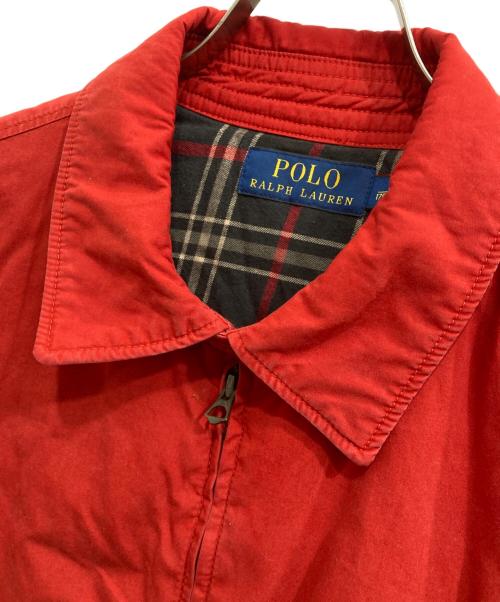POLO RALPH LAUREN（ポロ・ラルフローレン）POLO RALPH LAUREN (ポロ・ラルフローレン) 中綿スイングトップ レッド サイズ:Mの古着・服飾アイテム