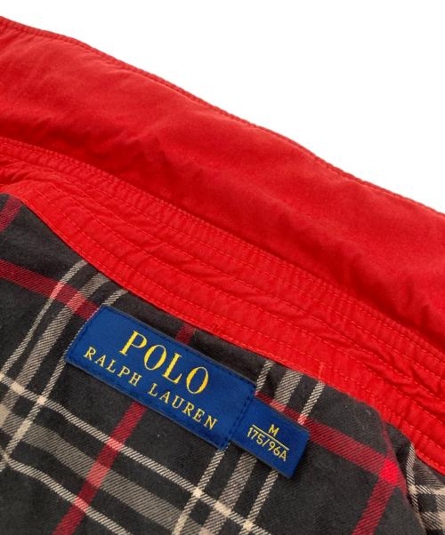 POLO RALPH LAUREN（ポロ・ラルフローレン）POLO RALPH LAUREN (ポロ・ラルフローレン) 中綿スイングトップ レッド サイズ:Mの古着・服飾アイテム