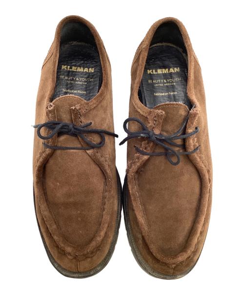 KLEMAN（クレマン）KLEMAN (クレマン) BEAUTY&YOUTH (ビューティーアンドユース) PADRE BRSUEDE/シューズ ブラウン サイズ:43の古着・服飾アイテム