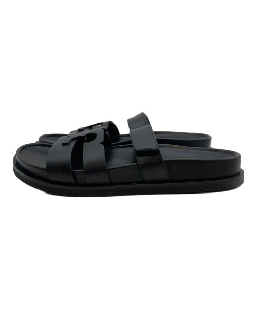 TORY BURCH（トリーバーチ）TORY BURCH (トリーバーチ) INES SPORT SLIDE ブラック サイズ:7 1/2の古着・服飾アイテム