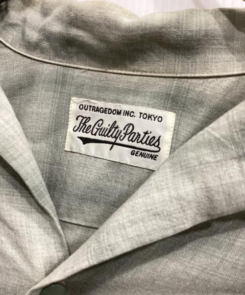 WACKO MARIA（ワコマリア）WACKO MARIA (ワコマリア) レーヨンオンブレチェックシャツ グリーン サイズ:Mの古着・服飾アイテム