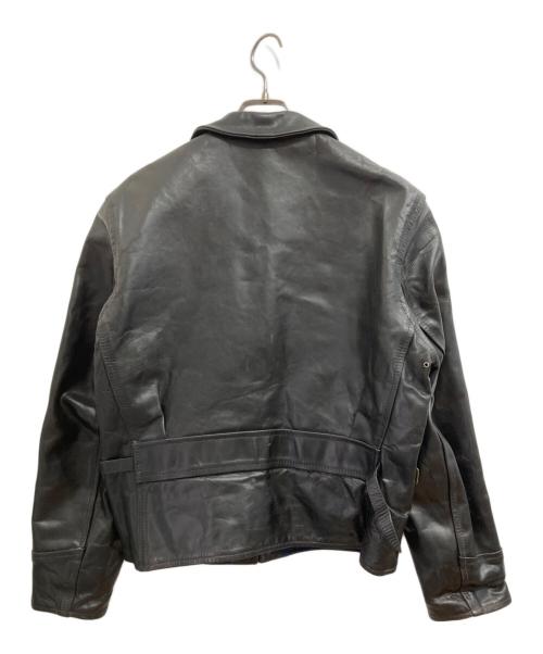 Aero LEATHER（エアロレザー）Aero LEATHER (エアロレザー) シングルライダースジャケット ブラック サイズ:38の古着・服飾アイテム