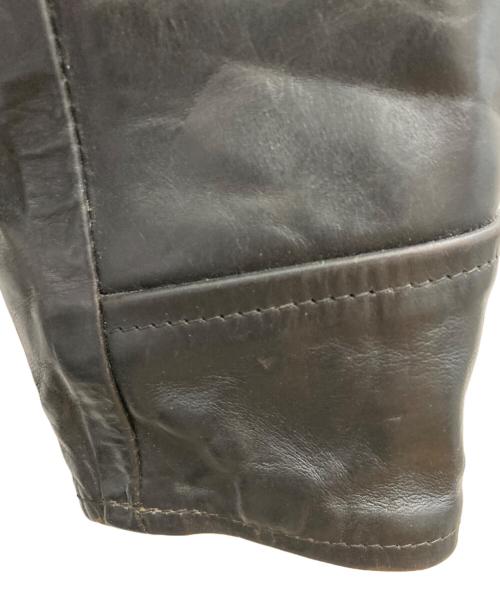 Aero LEATHER（エアロレザー）Aero LEATHER (エアロレザー) シングルライダースジャケット ブラック サイズ:38の古着・服飾アイテム