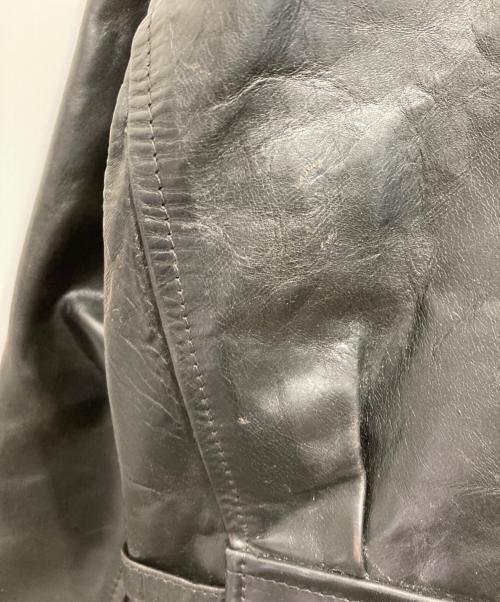 Aero LEATHER（エアロレザー）Aero LEATHER (エアロレザー) シングルライダースジャケット ブラック サイズ:38の古着・服飾アイテム