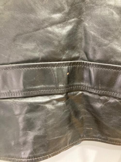 Aero LEATHER（エアロレザー）Aero LEATHER (エアロレザー) シングルライダースジャケット ブラック サイズ:38の古着・服飾アイテム