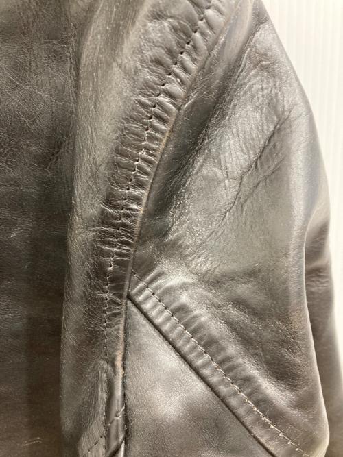 Aero LEATHER（エアロレザー）Aero LEATHER (エアロレザー) シングルライダースジャケット ブラック サイズ:38の古着・服飾アイテム