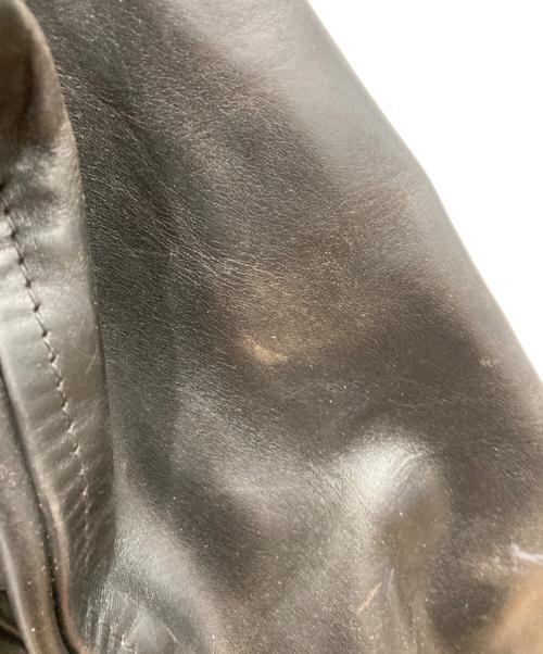 Aero LEATHER（エアロレザー）Aero LEATHER (エアロレザー) シングルライダースジャケット ブラック サイズ:38の古着・服飾アイテム