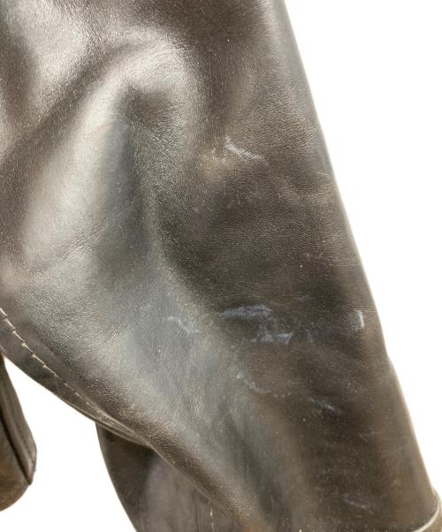 Aero LEATHER（エアロレザー）Aero LEATHER (エアロレザー) シングルライダースジャケット ブラック サイズ:38の古着・服飾アイテム