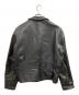 Aero LEATHER (エアロレザー) シングルライダースジャケット ブラック サイズ:38：40000円