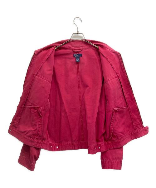 POLO RALPH LAUREN（ポロ・ラルフローレン）POLO RALPH LAUREN (ポロ・ラルフローレン) スイングトップ/ワークジャケット ピンク サイズ:記載なしの古着・服飾アイテム