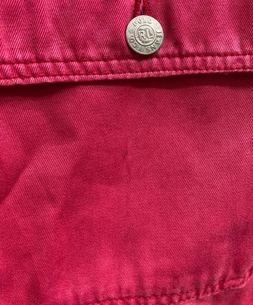 POLO RALPH LAUREN（ポロ・ラルフローレン）POLO RALPH LAUREN (ポロ・ラルフローレン) スイングトップ/ワークジャケット ピンク サイズ:記載なしの古着・服飾アイテム