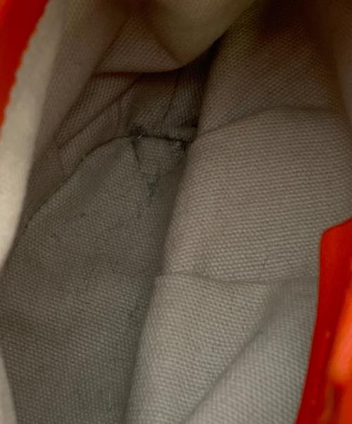 HEREU（ヘリュー）HEREU (ヘリュー) BOMBONプレーテッドハンドルレザーハンドバッグ オレンジの古着・服飾アイテム