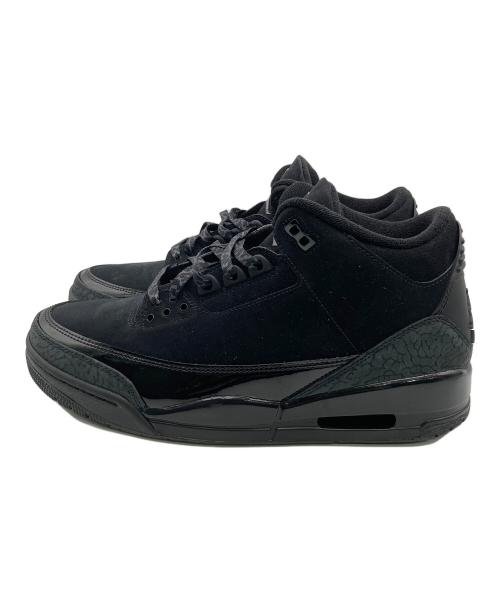 NIKE（ナイキ）NIKE (ナイキ) Air Jordan 3 Retro ブラック サイズ:UK　9.5/cm　28.5の古着・服飾アイテム