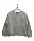 stussyステューシー）の古着「前V Sロゴワッペンスウェット」｜グレー