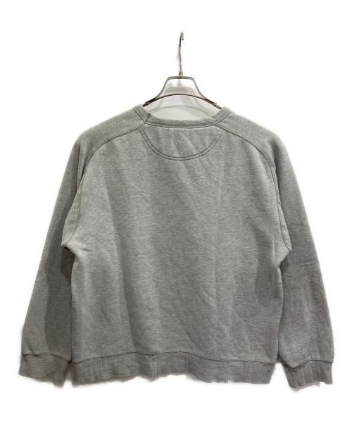 stussy（ステューシー）stussy (ステューシー) 前V Sロゴワッペンスウェット グレー サイズ:Lの古着・服飾アイテム