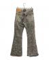 SUGARHILL (シュガーヒル) CRASHED BLACK MODERN DENIM FLARED TROUSERS グレー サイズ:28：25000円