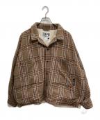 TIGHTBOOTH PRODUCTIONタイトブースプロダクション）の古着「PLAID FLANNEL JKT」｜ブラウン