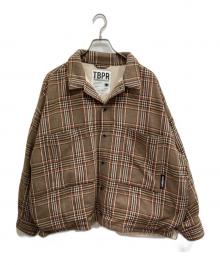 TIGHTBOOTH PRODUCTION（タイトブースプロダクション）の古着「PLAID FLANNEL JKT」｜ブラウン