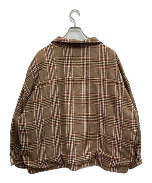 TIGHTBOOTH PRODUCTION（タイトブースプロダクション）TIGHTBOOTH PRODUCTION (タイトブースプロダクション) PLAID FLANNEL JKT ブラウン サイズ:Lの古着・服飾アイテム