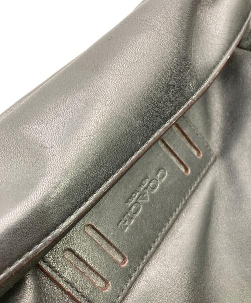 COACH（コーチ）COACH (コーチ) レザーリュック ブラックの古着・服飾アイテム