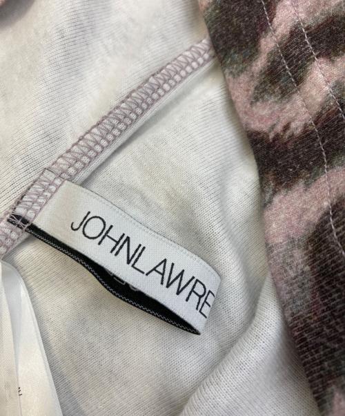JOHN LAWRENCE SULLIVAN（ジョン ローレンス サリバン）JOHN LAWRENCE SULLIVAN (ジョン ローレンス サリバン) レオパード柄ハイネックカットソー ピンク サイズ:Mの古着・服飾アイテム
