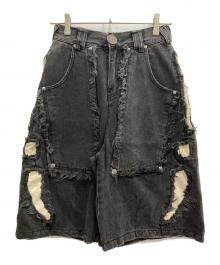 SKOOT（スクート）の古着「UNDERWORLD JORTS」｜ブラック