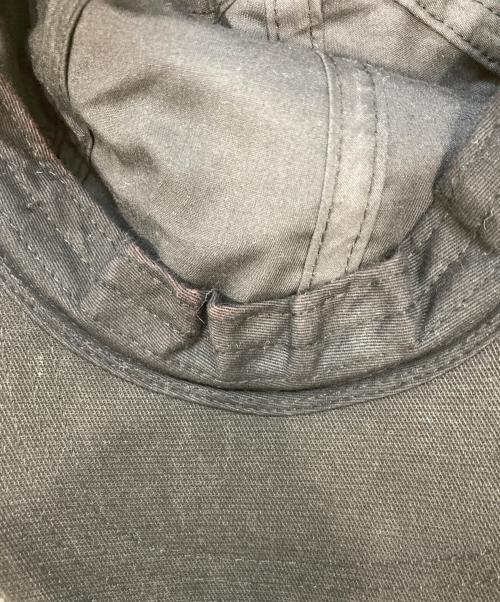 PROJECT G/R（プロジェクト ジーアール）PROJECT G/R (プロジェクト ジーアール) DECONSTRUCTED CAP ブラックの古着・服飾アイテム