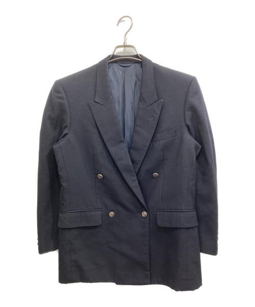 Christian Dior MONSIEUR（クリスチャンディオールムッシュ）Christian Dior MONSIEUR (クリスチャンディオールムッシュ) CDロゴ銀釦ブレザー ネイビー サイズ:A-5の古着・服飾アイテム