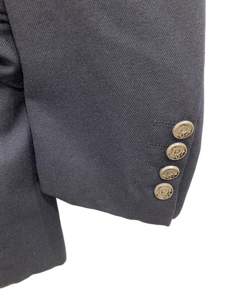 Christian Dior MONSIEUR（クリスチャンディオールムッシュ）Christian Dior MONSIEUR (クリスチャンディオールムッシュ) CDロゴ銀釦ブレザー ネイビー サイズ:A-5の古着・服飾アイテム