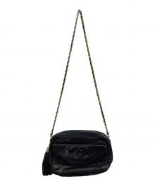 CHANEL（シャネル）の古着「チェーンショルダーバッグ」｜ブラック