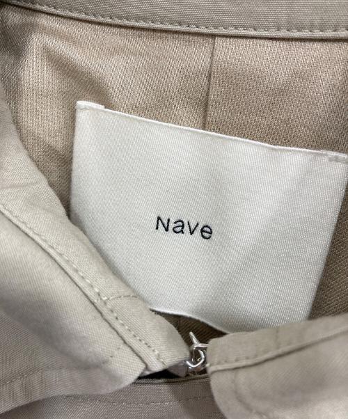 NAVE（ネイブ）NAVE (ネイブ) ライトキャンバス トレンチコート ベージュ サイズ:2の古着・服飾アイテム