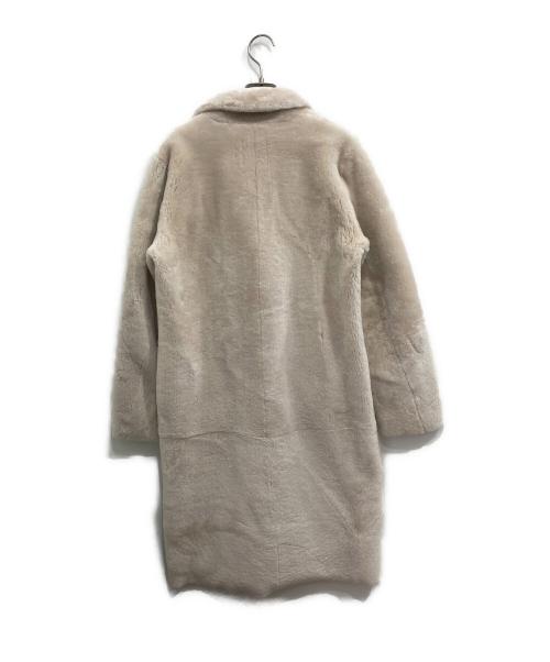 Sandro（サンドロ）Sandro (サンドロ) ムートンコート ベージュ サイズ:36 未使用品の古着・服飾アイテム