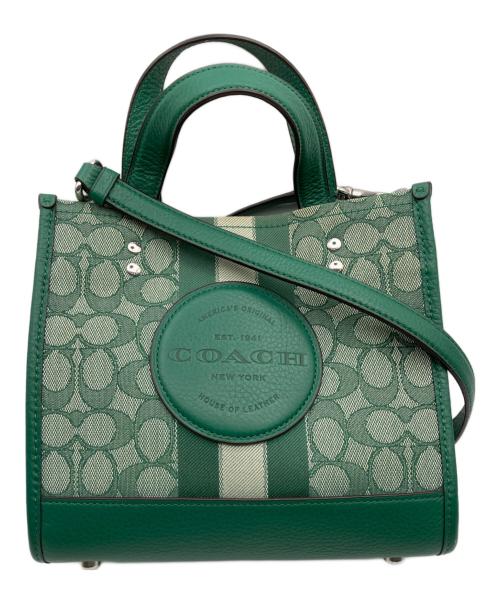 COACH（コーチ）COACH (コーチ) 2WAYミニトートバッグ グリーンの古着・服飾アイテム
