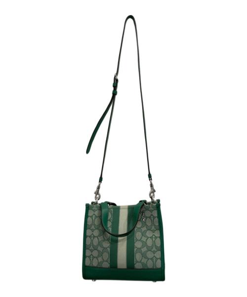 COACH（コーチ）COACH (コーチ) 2WAYミニトートバッグ グリーンの古着・服飾アイテム
