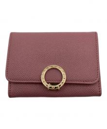 BVLGARI（ブルガリ）の古着「ロゴクリップカードケース」｜ピンク