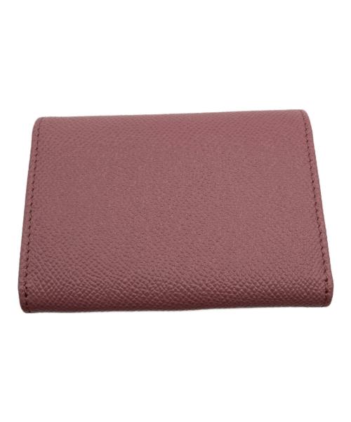 BVLGARI（ブルガリ）BVLGARI (ブルガリ) ロゴクリップカードケース ピンクの古着・服飾アイテム