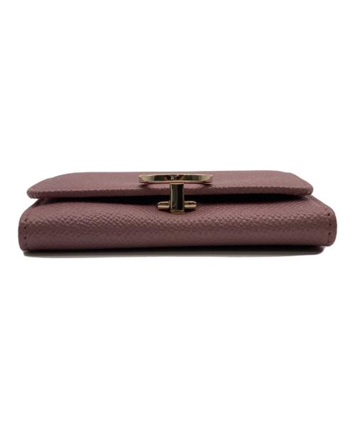 BVLGARI（ブルガリ）BVLGARI (ブルガリ) ロゴクリップカードケース ピンクの古着・服飾アイテム