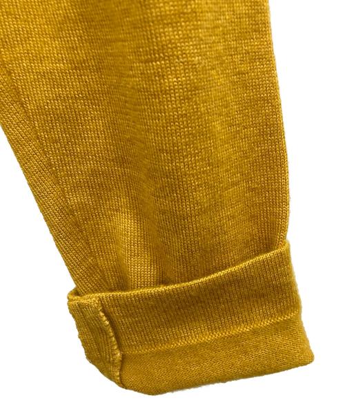 HERMES（エルメス）HERMES (エルメス) 動物柄シルクカシミヤカーディガン イエロー サイズ:42の古着・服飾アイテム