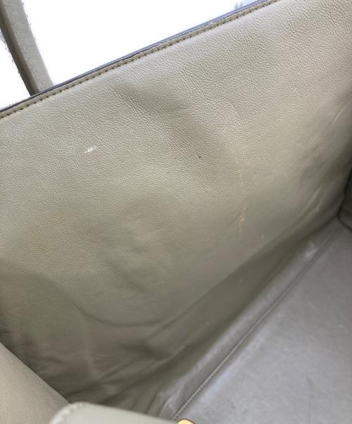 CELINE（セリーヌ）CELINE (セリーヌ) クロコ型押しラゲージ ファントム ベージュの古着・服飾アイテム