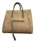 CELINE（セリーヌ）の古着「クロコ型押しラゲージ ファントム」｜ベージュ
