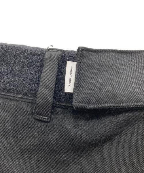 Graphpaper（グラフペーパー）Graphpaper (グラフペーパー) Vist Wool Chef Pants ブラック サイズ:Fの古着・服飾アイテム