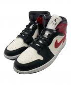 NIKEナイキ）の古着「エア ジョーダン 1 MID」｜レッド×ブラック