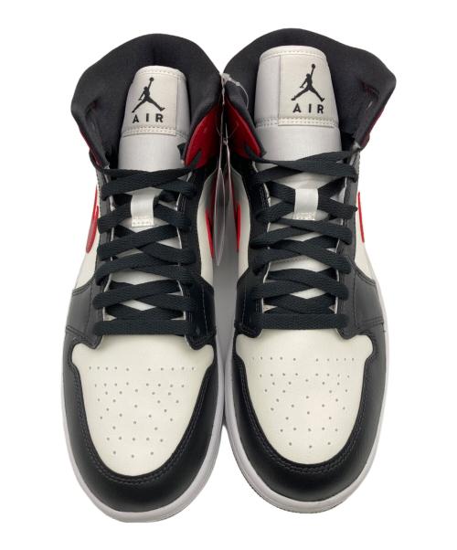 NIKE（ナイキ）NIKE (ナイキ) エア ジョーダン 1 MID レッド×ブラック サイズ:27.5cm/US10.5/UK8/EU42.5 未使用品の古着・服飾アイテム