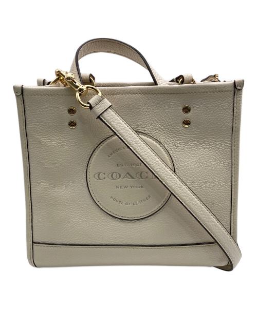 COACH（コーチ）COACH (コーチ) 2WAYバッグDempsey Tote 22） アイボリーの古着・服飾アイテム